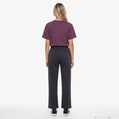 United4 Regular Fit Kadın Siyah Eşofman Altı