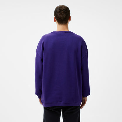 Les Benjamins 303 Erkek Mor Sweatshirt