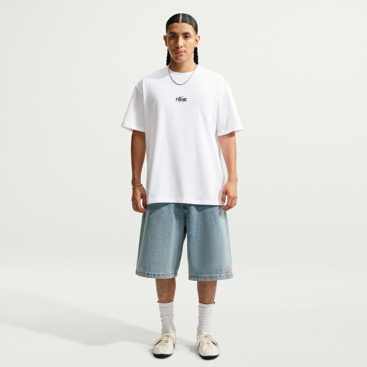 Nike Sportswear Essential Erkek Beyaz Etek