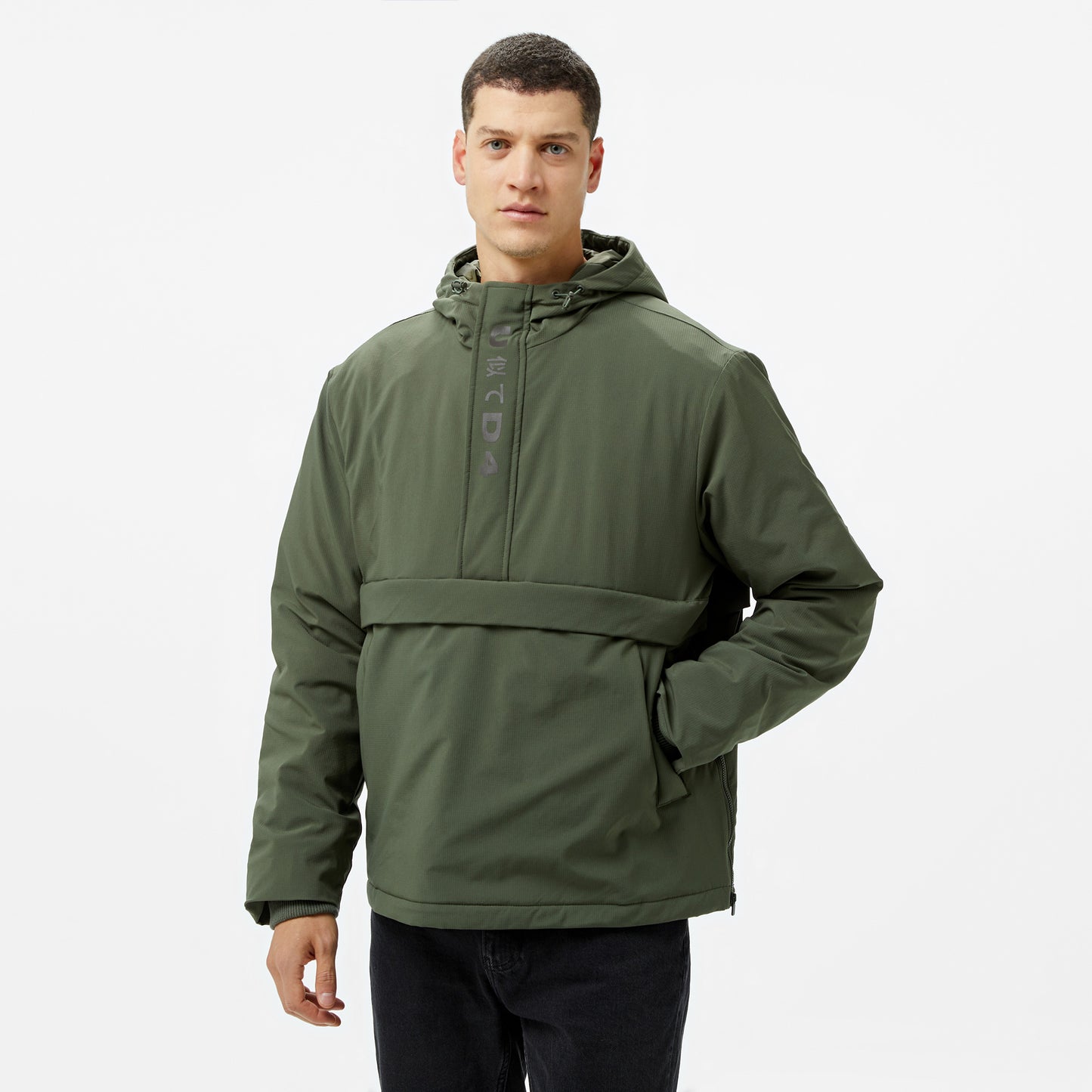 United4 Ribstop Anorak Erkek Haki Mont