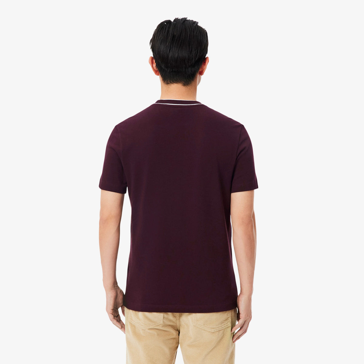 Lacoste Regular Fit Erkek Bordo T-shirt