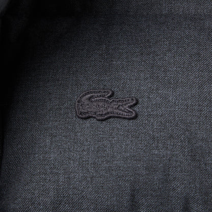 Lacoste Erkek Kapüşonlu Koyu Gri Mont