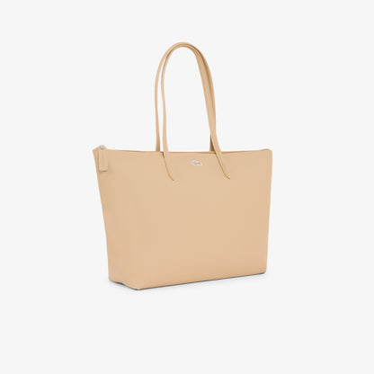 Lacoste Large L.12.12 Kadın Bej Omuz Çantası
