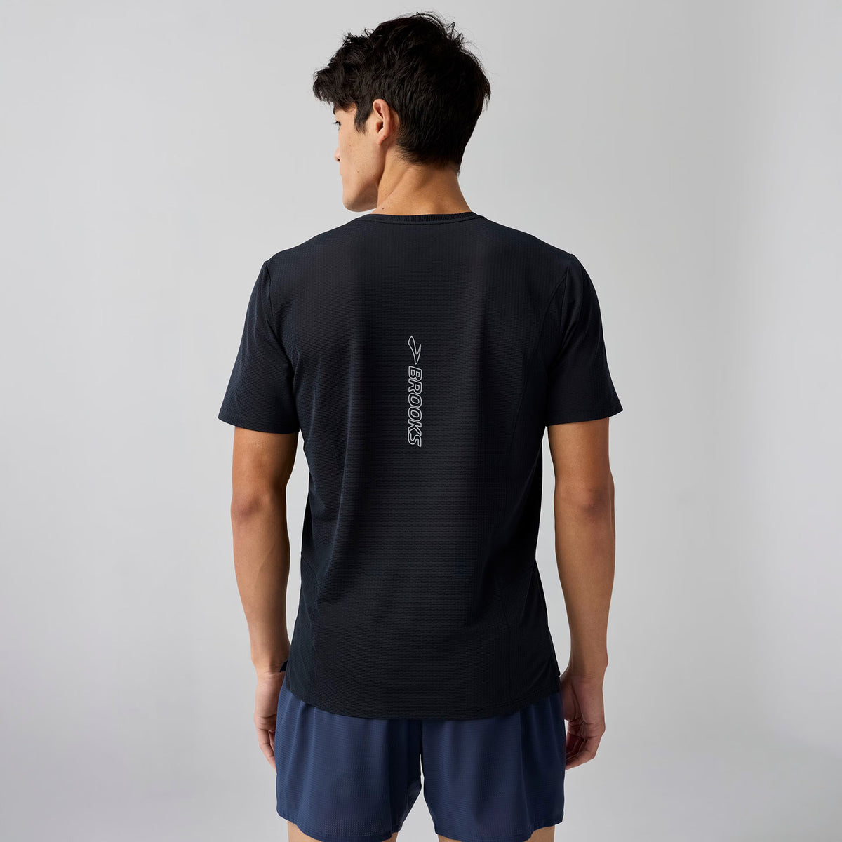 Brooks High Point Sleeve 2.0 Erkek Siyah T-shirt