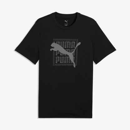 Puma Graphic Erkek Siyah T-shirt