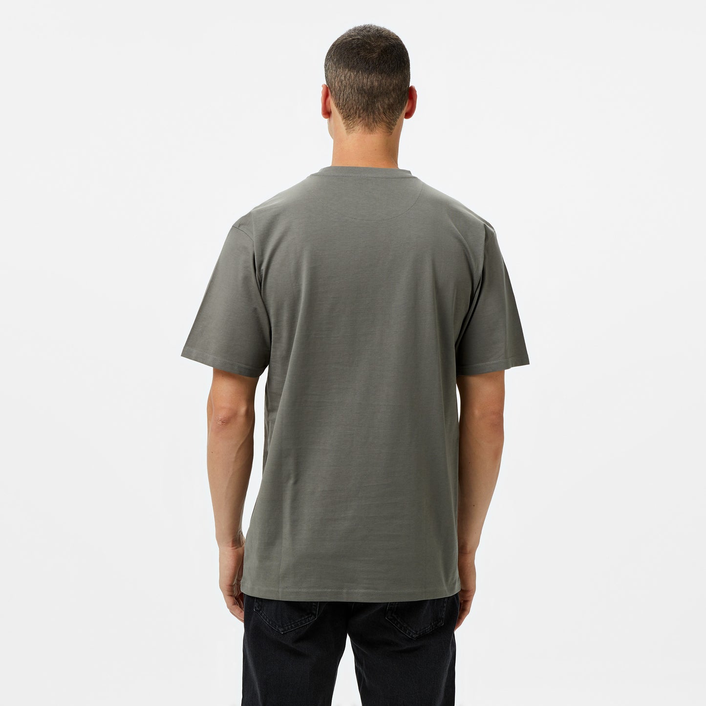 Karl Kani Small Signature Essential Erkek Gri T-shirt