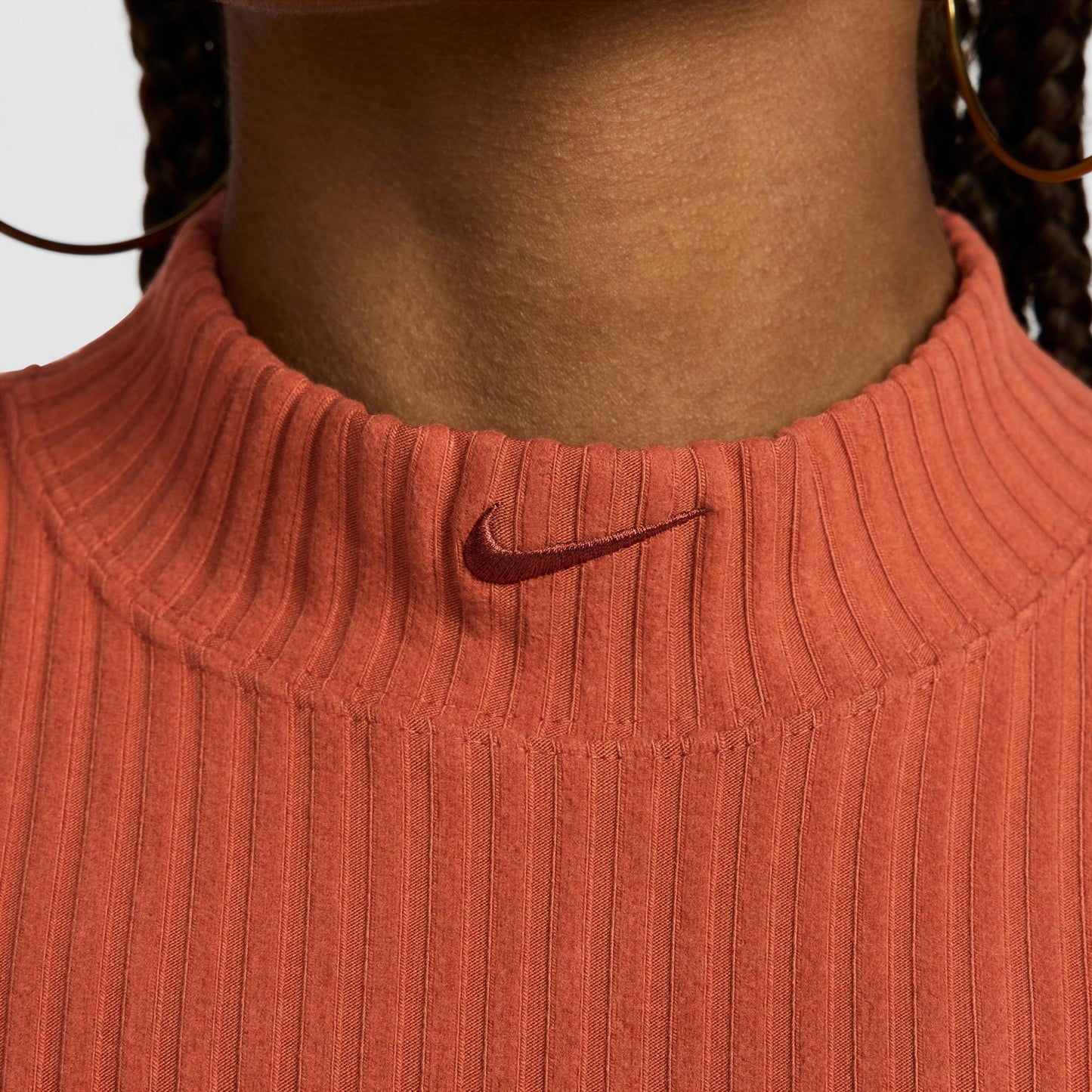 Nike Sportswear Chill Knit Kadın Turuncu T-shirt