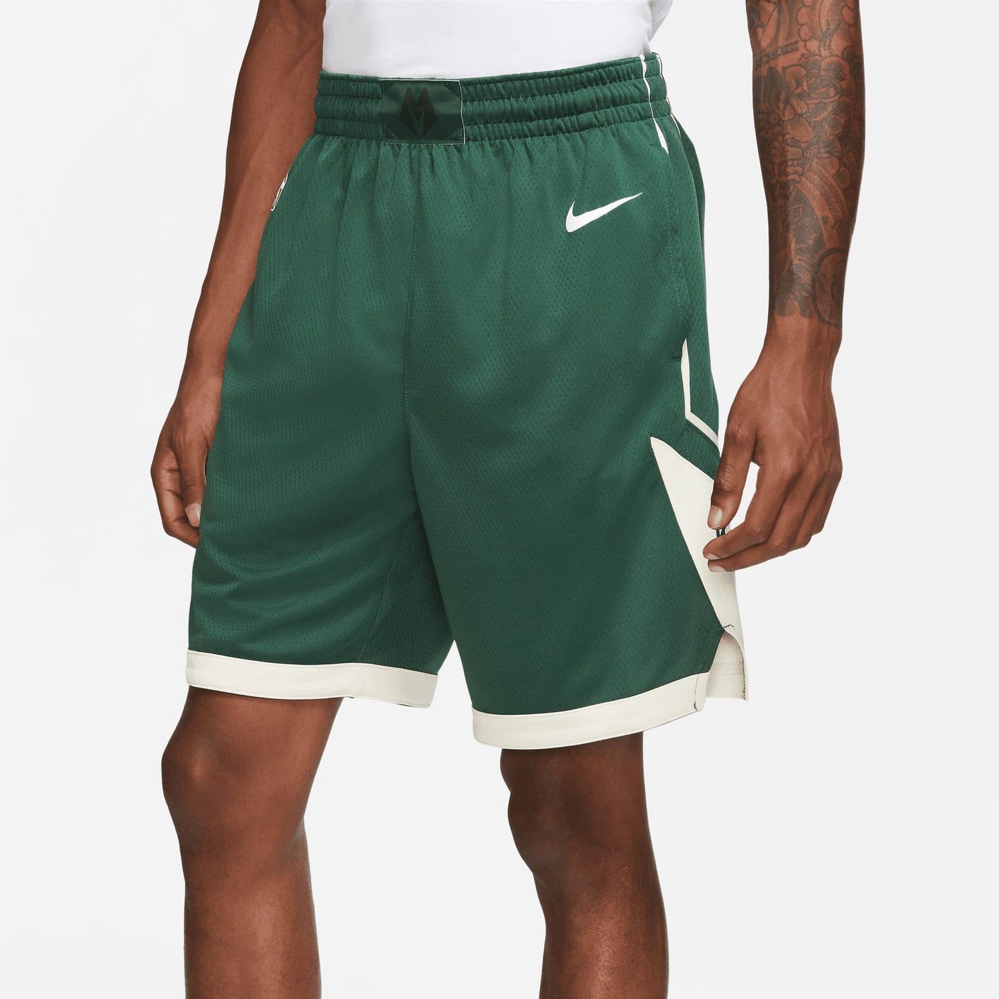 Nike Milwaukee Bucks Erkek Yeşil Basketbol Şortu