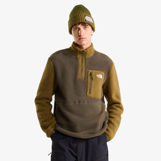 The North Face Yumiori 1/4 Zip Erkek Kahverengi Polar