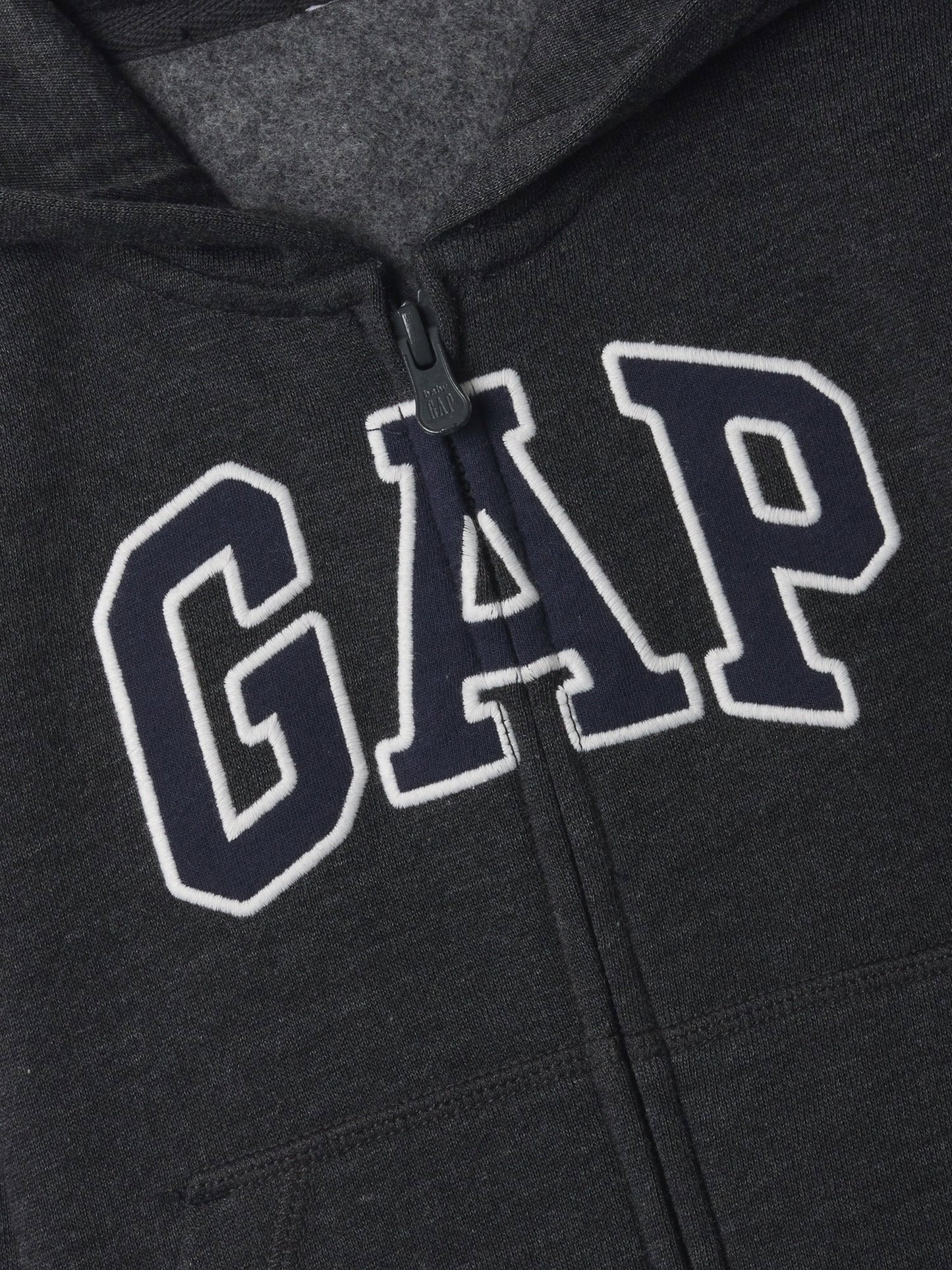 Siyah Gap Logo Fleece Sweatshirt