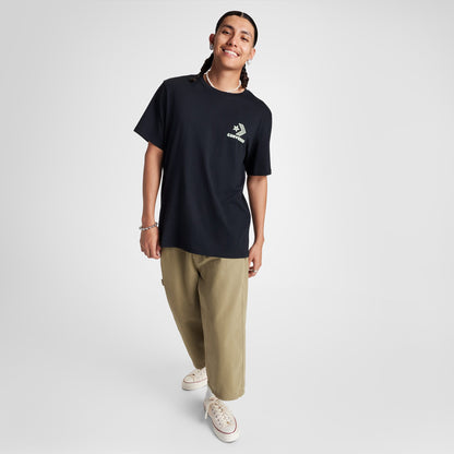 Converse Nature Center Erkek Grafik Baskılı Siyah T-shirt