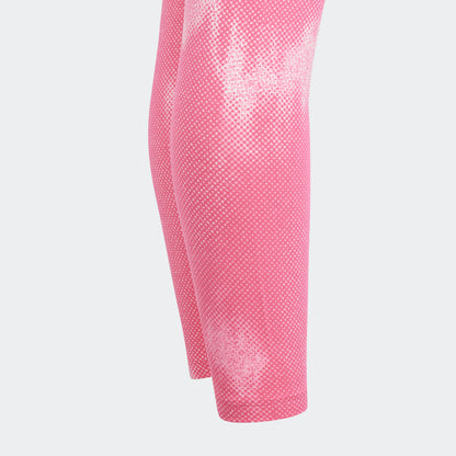 Adidas Sportswear Jg Fi Aop 7/8le Çocuk Pembe Tayt