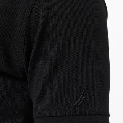 Nautica Erkek Siyah Regular Fit Polo Yaka T-shirt