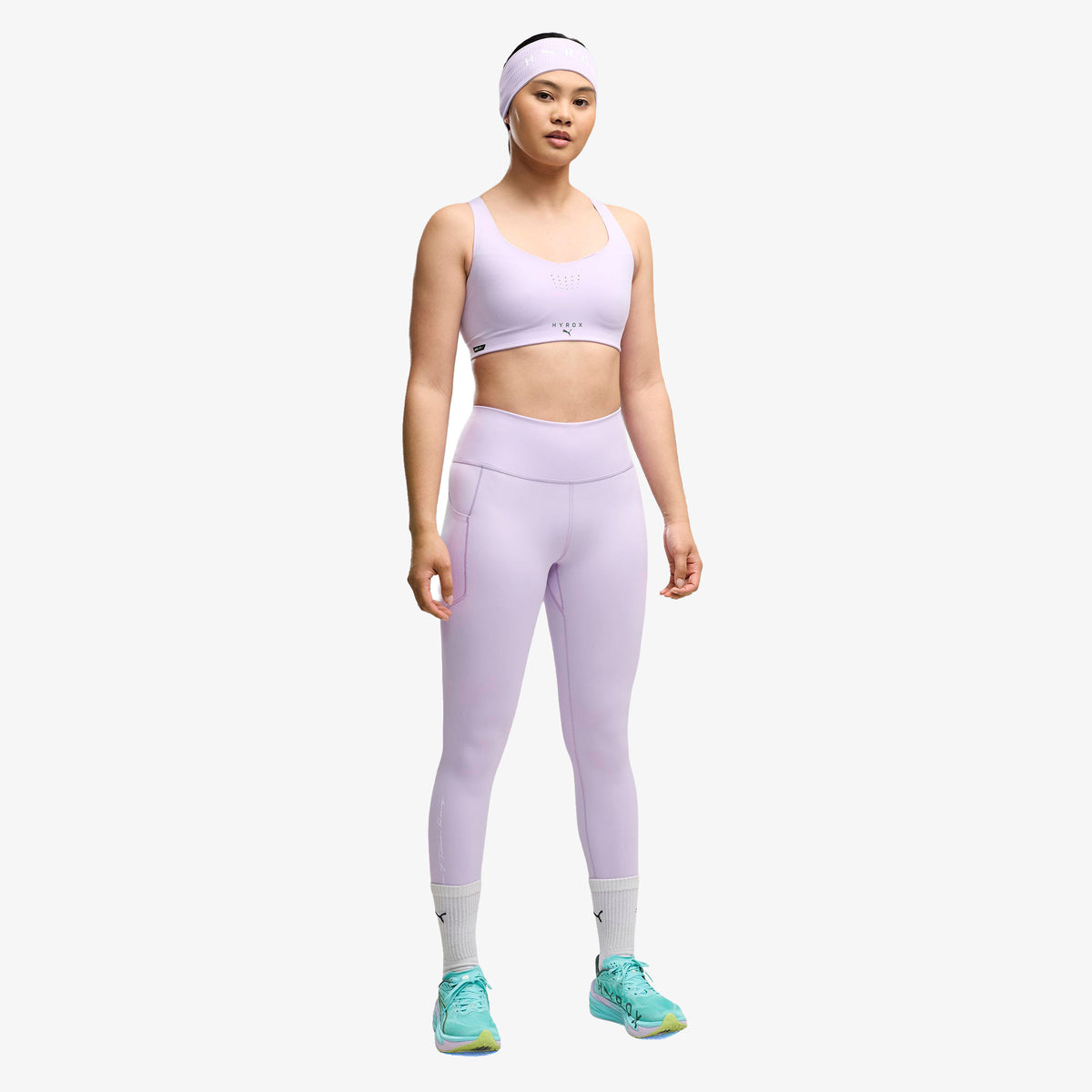 Puma X Hyrox Powermode Kadın Mor Bra