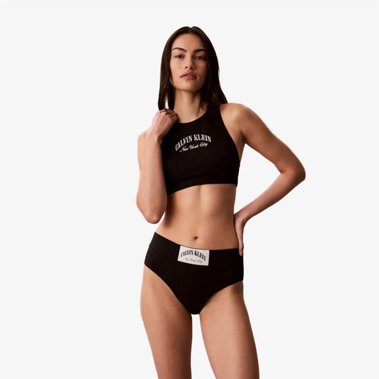Calvin Klein Unlined Kadın Siyah Spor Sütyeni