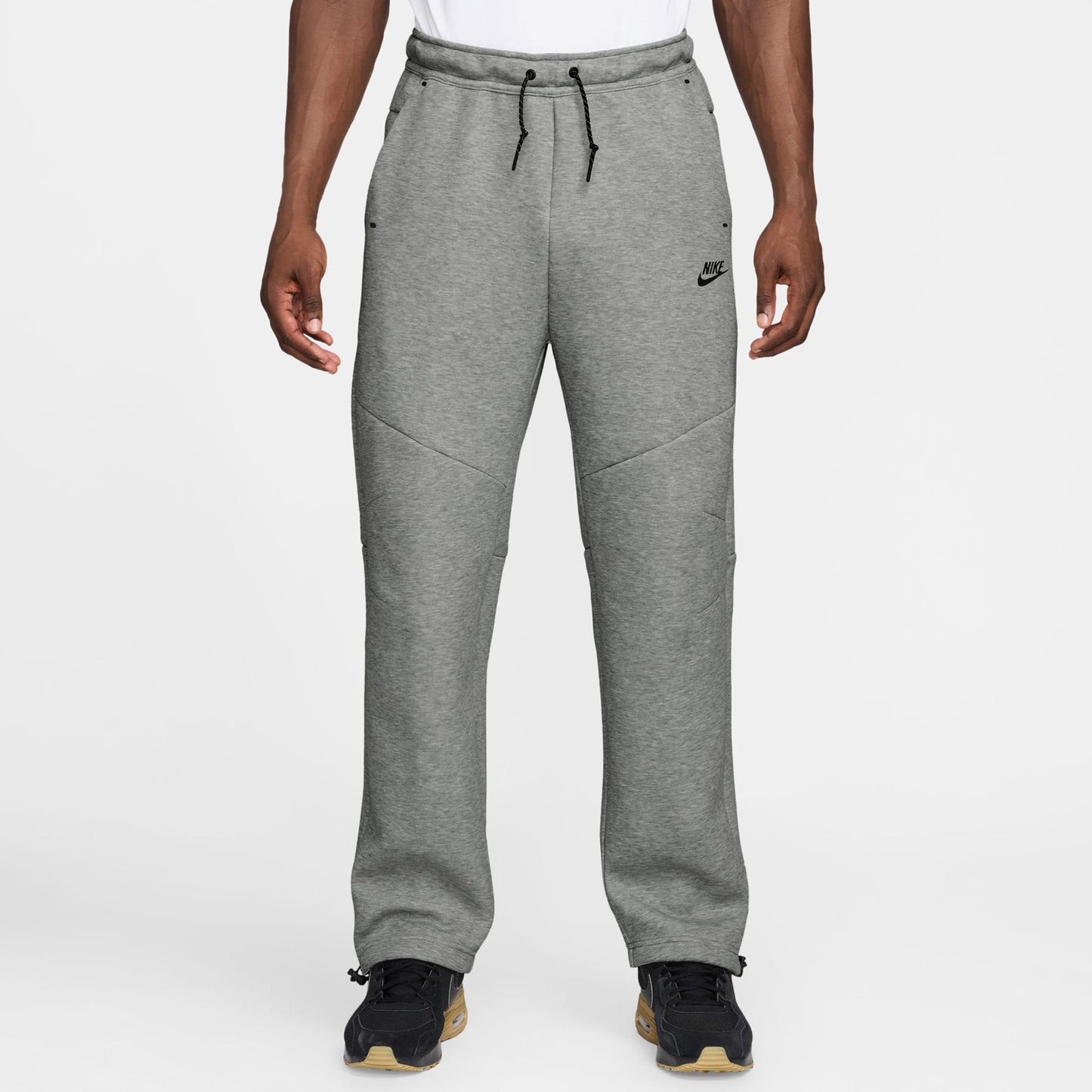 Nike Tech Fleece Açık Paçalı Erkek Gri Eşofman Altı