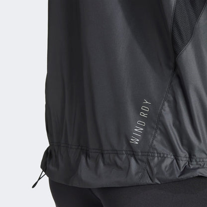 Adidas Own The Run 3 Kadın Siyah Koşu Ceketi