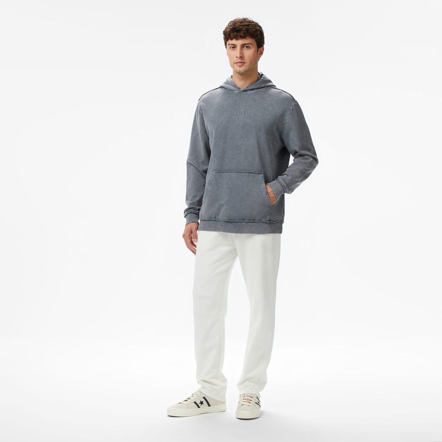 United4 Erkek Gri Sweatshirt