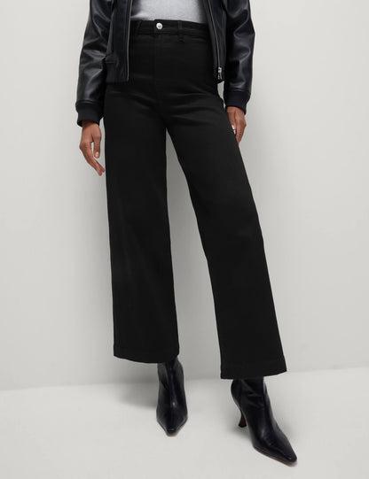 Yüksek Bel Wide Leg Grazer Jean