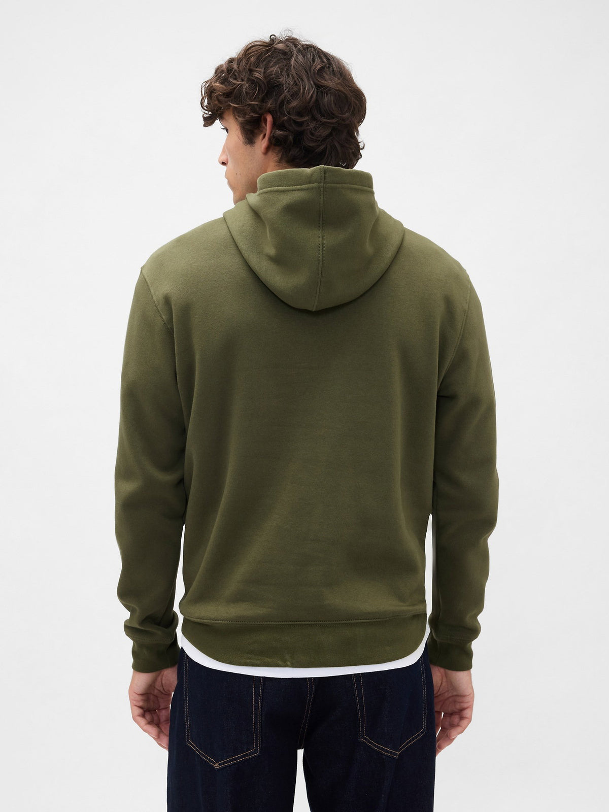 Yeşil Relaxed Gap Mini-logo Sweatshirt