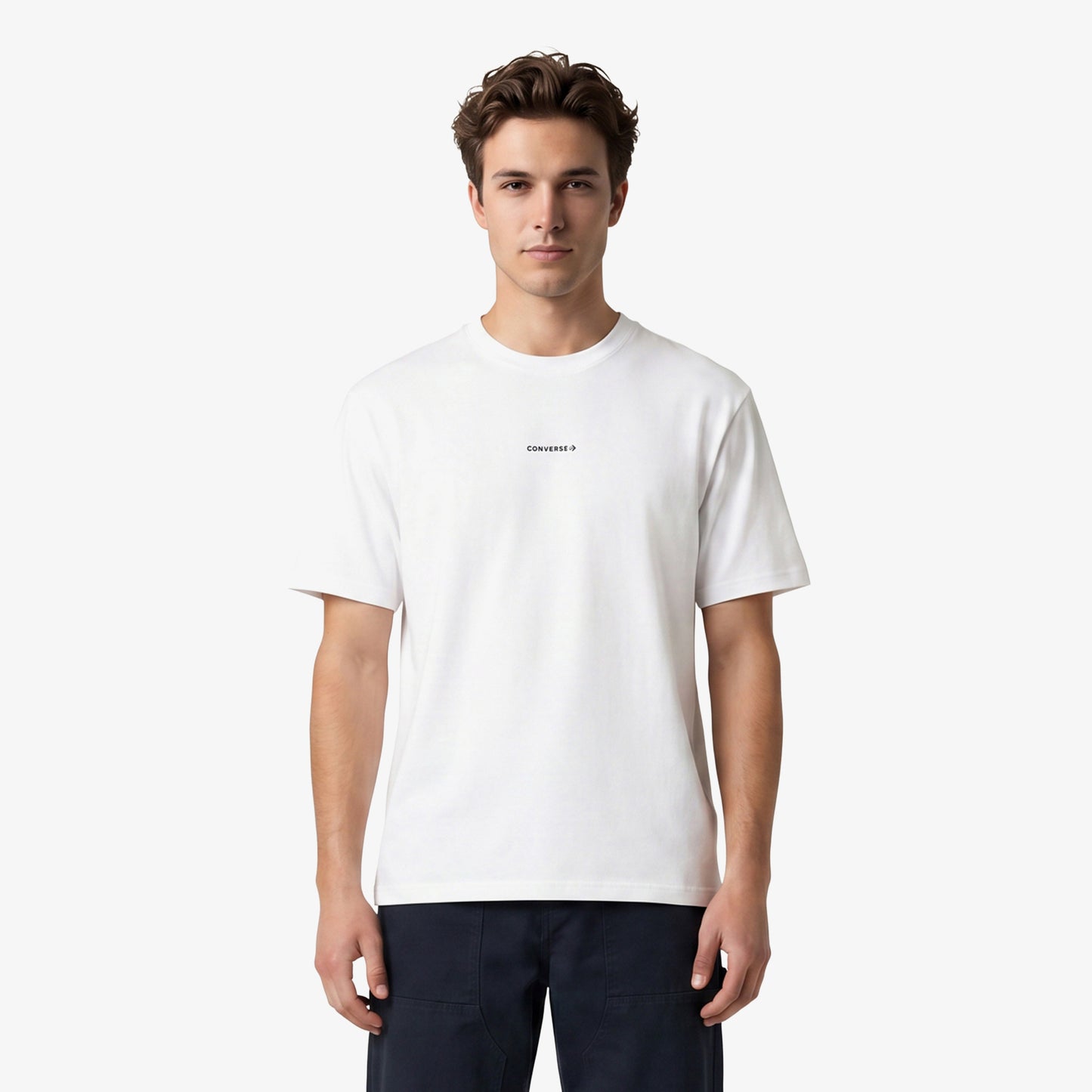 Converse Regular Fit Erkek Beyaz T-shirt