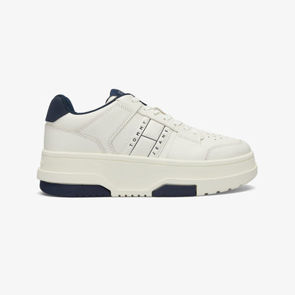 Tommy Jeans The Brooklyn Flatform Kadın Beyaz Sneaker