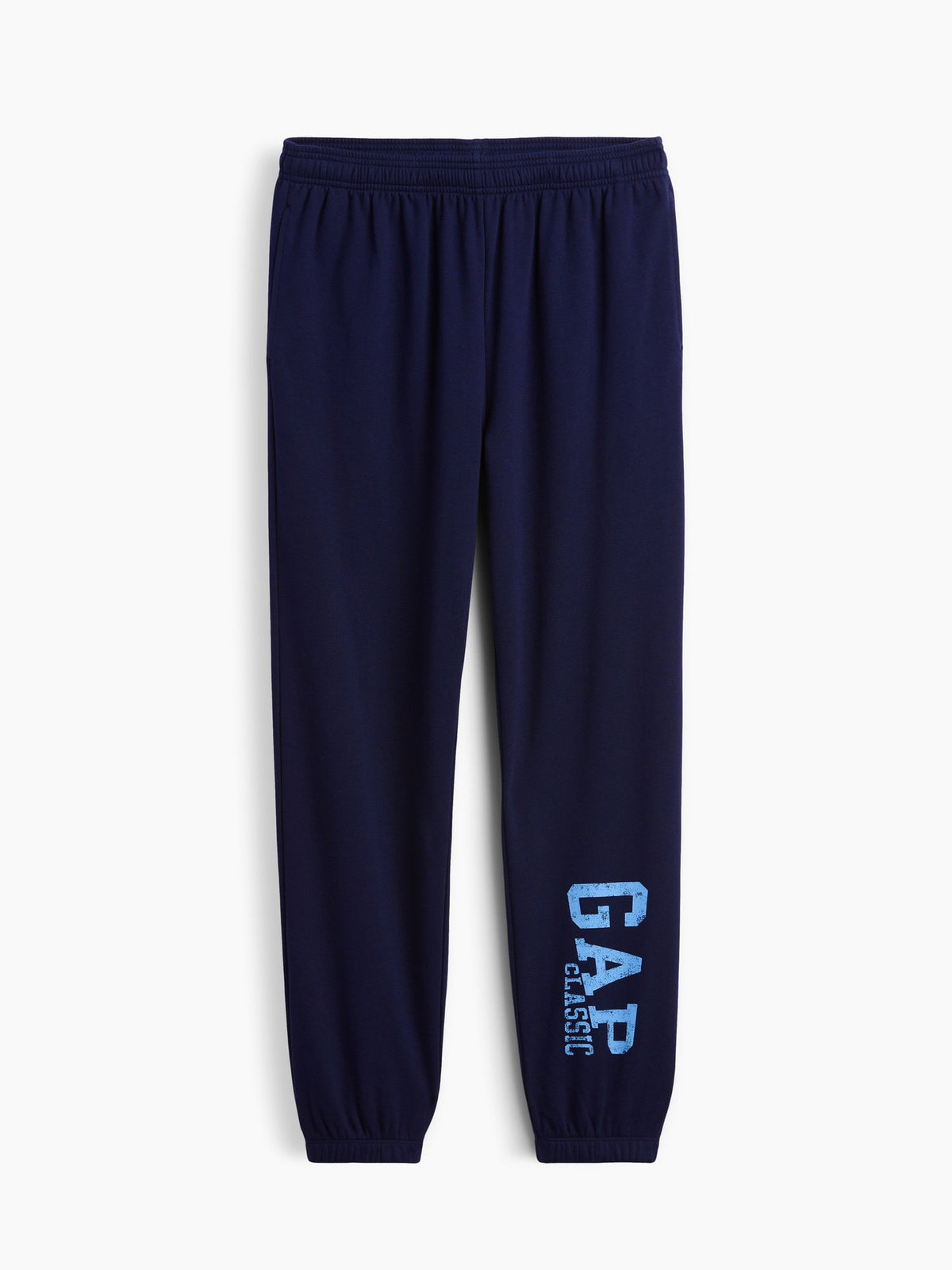 Lacivert Relaxed Gap Logo Fransız Havlu Kumaş Jogger Eşofman Altı