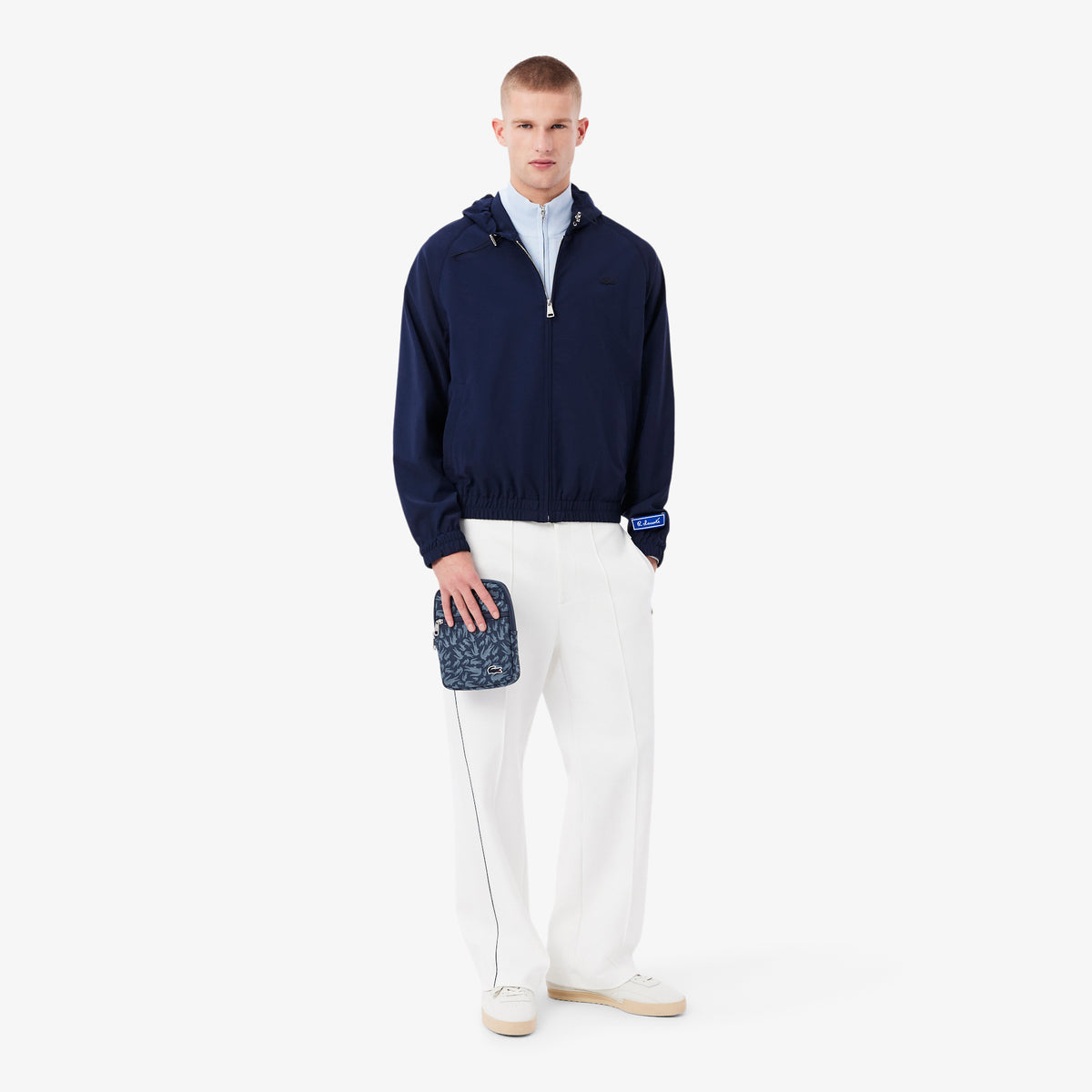 Lacoste Lcst Erkek Desenli Lacivert Postacı Çantası