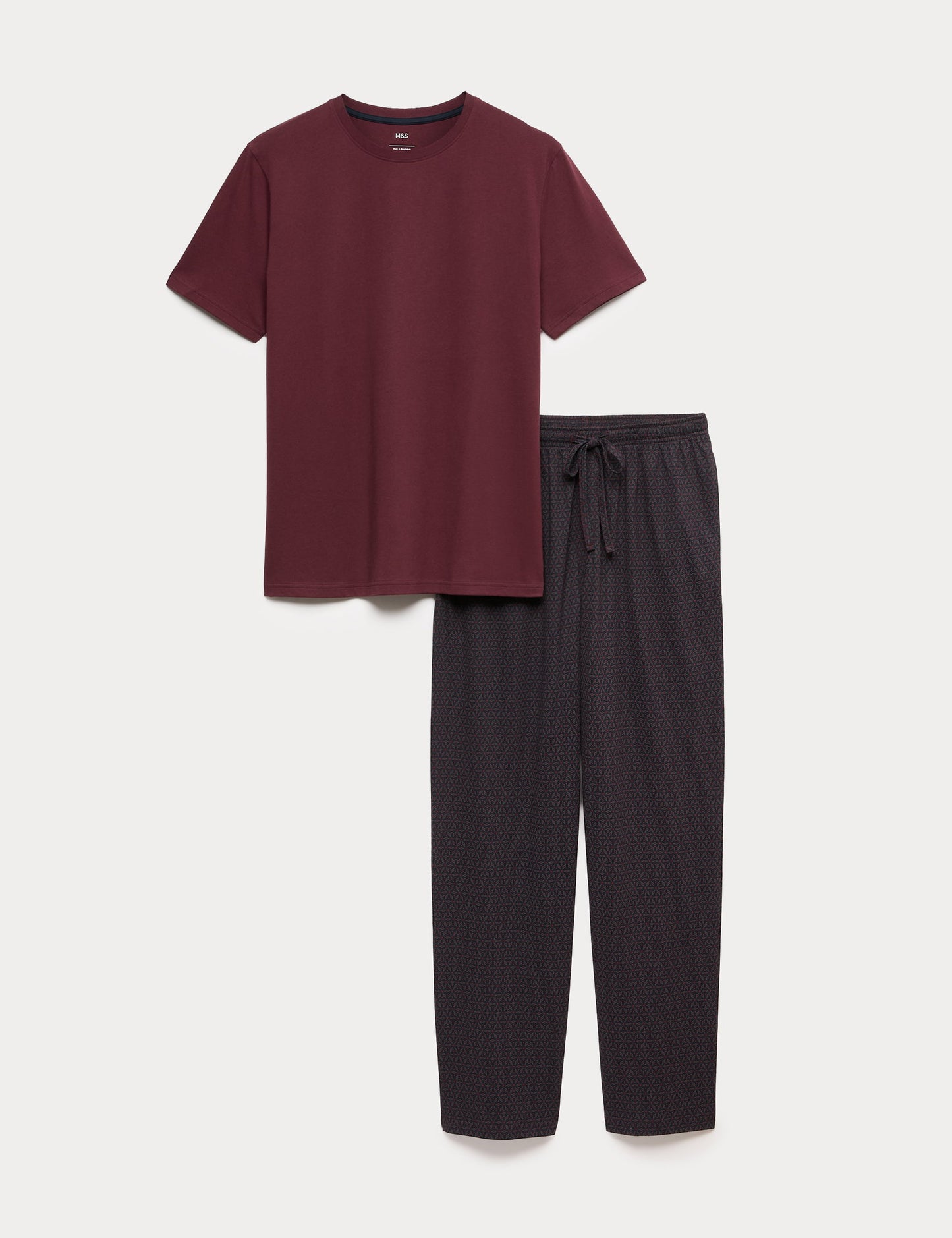 Geometrik Desenli Pijama Takımı
