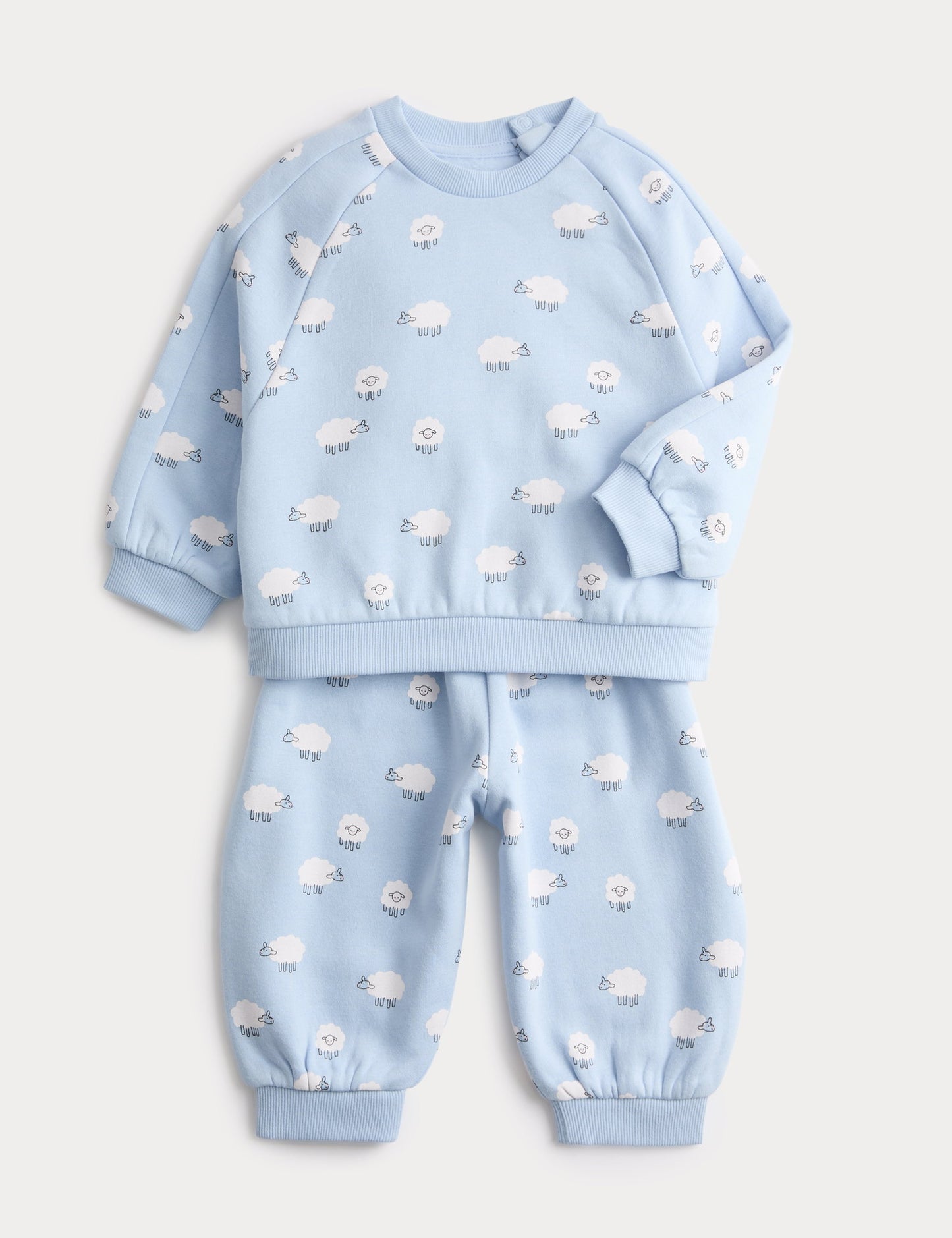 Koyun Desenli Pijama Takımı