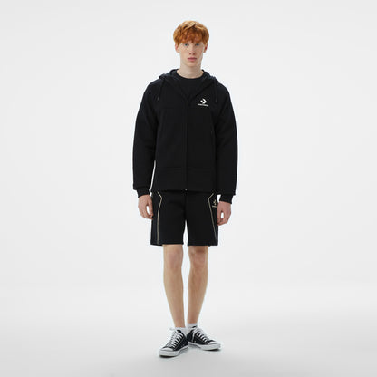 Converse Star Chevron Baskılı Regular Fit Erkek Siyah Swetashirt