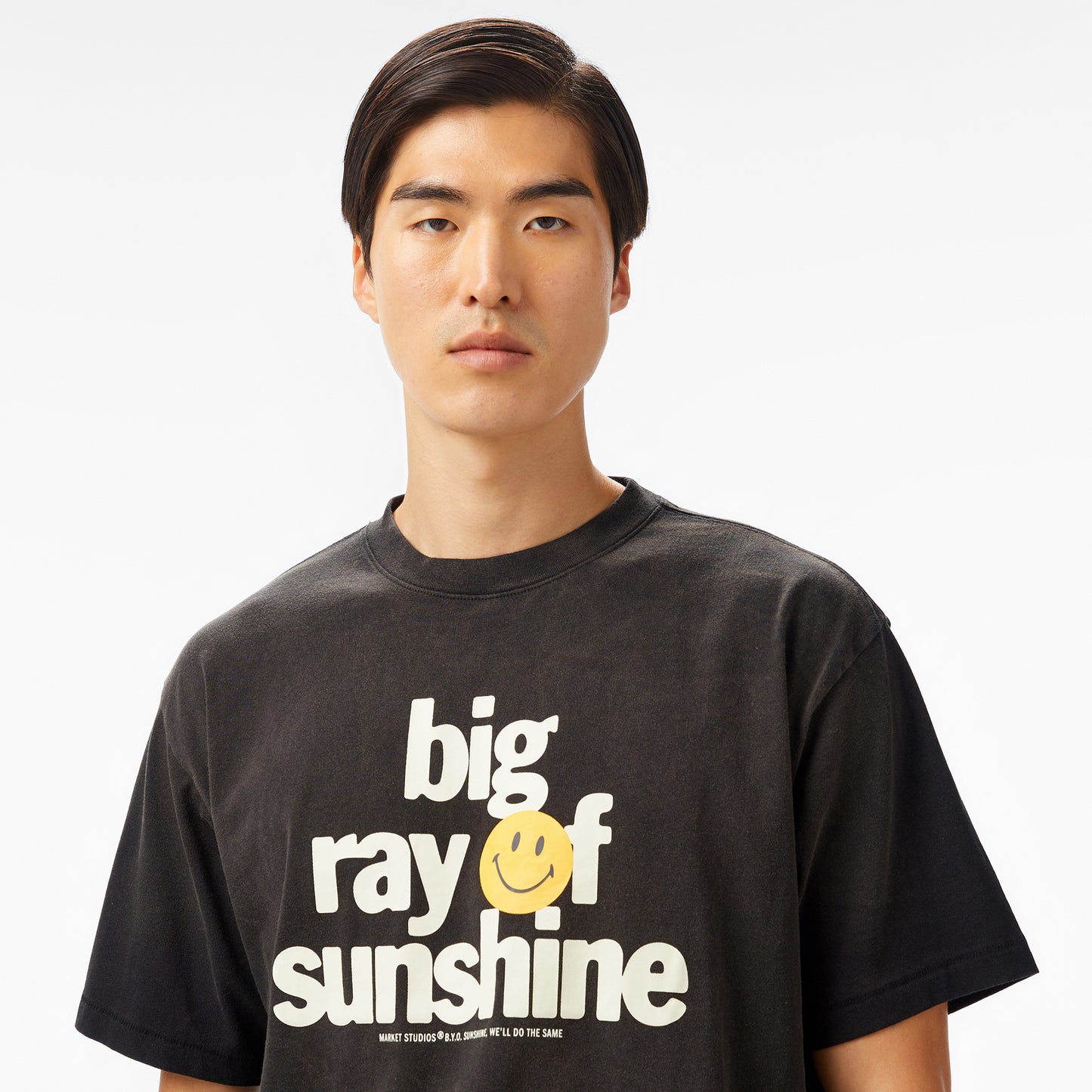 The Market 'big Ray Of Sunshine' Unisex Siyah T-shirt