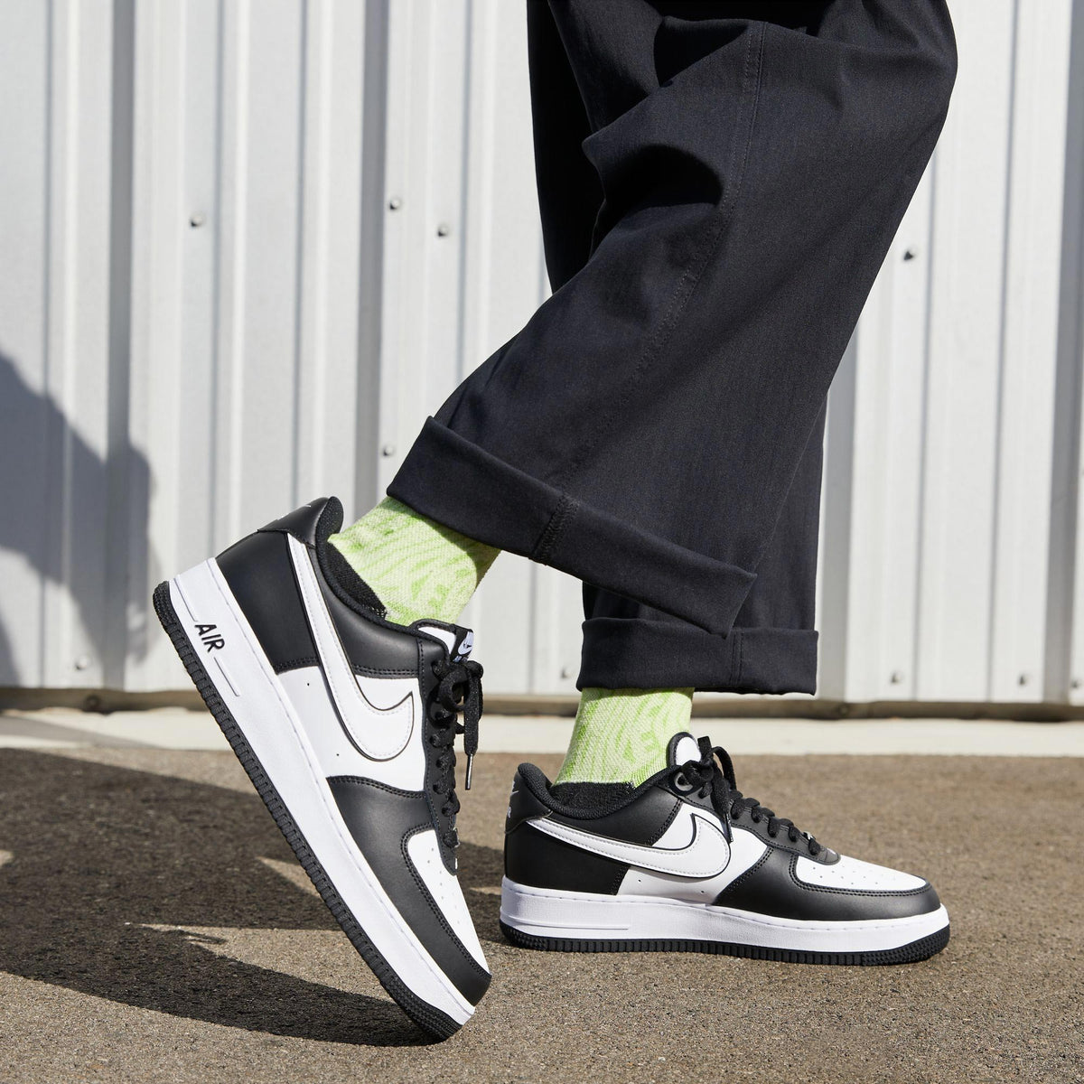 Nike Air Force 1 '07 Erkek Siyah Sneaker