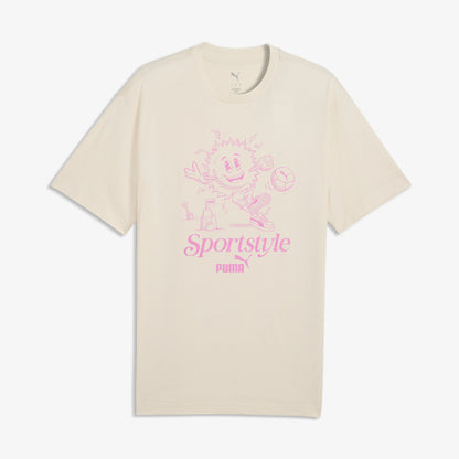 Puma Graphic Erkek Beyaz T-shirt
