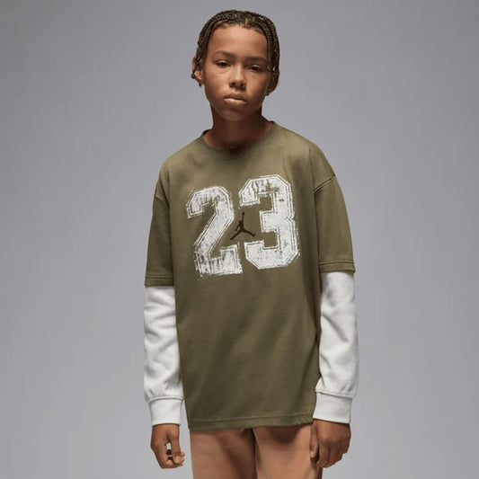 Jordan Jdb Mvp 23 2fer Çocuk Yeşil Sweatshirt