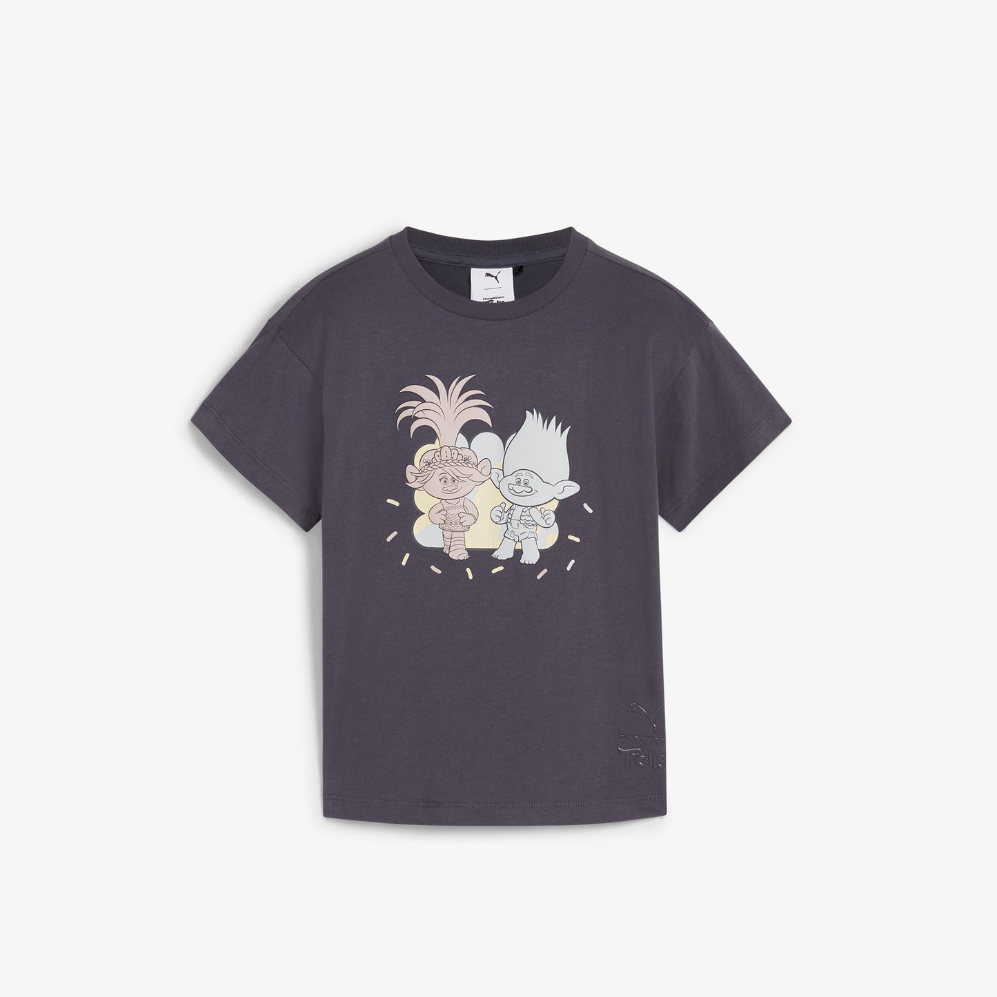 Puma X Trolls Graphic Çocuk Gri T-shirt