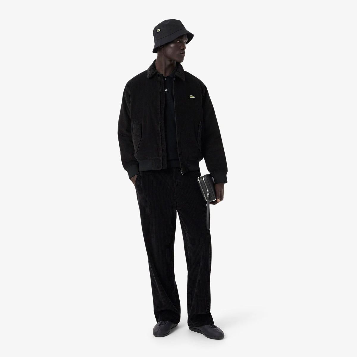 Lacoste Classic Fit Erkek Siyah Kazak