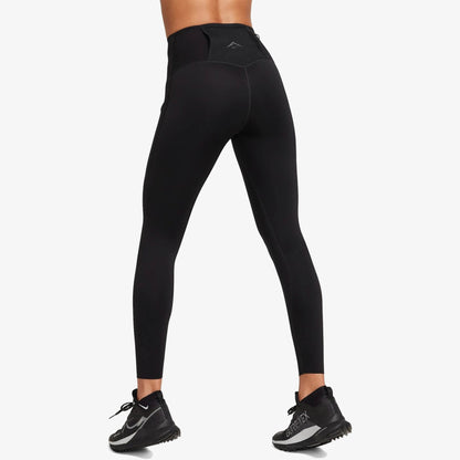 Nike Trail Go Yüksek Destekli Kadın Siyah Koşu Tayt