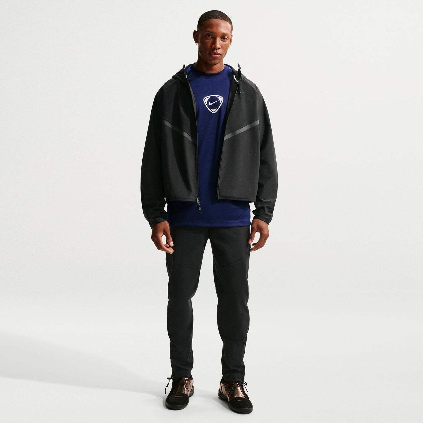 Nike Tech Knit Full Zip Erkek Siyah Ceket