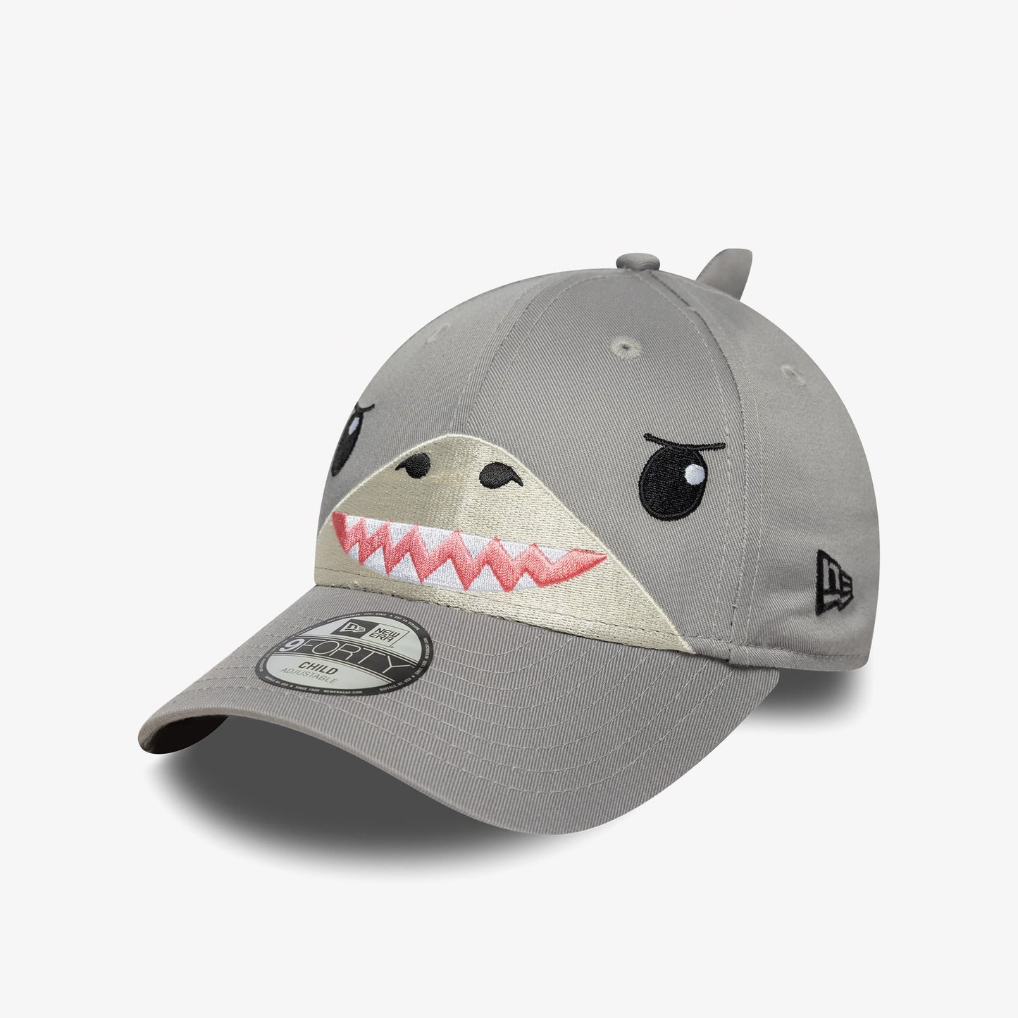 New Era Face 9forty Gra Çocuk Gri Şapka