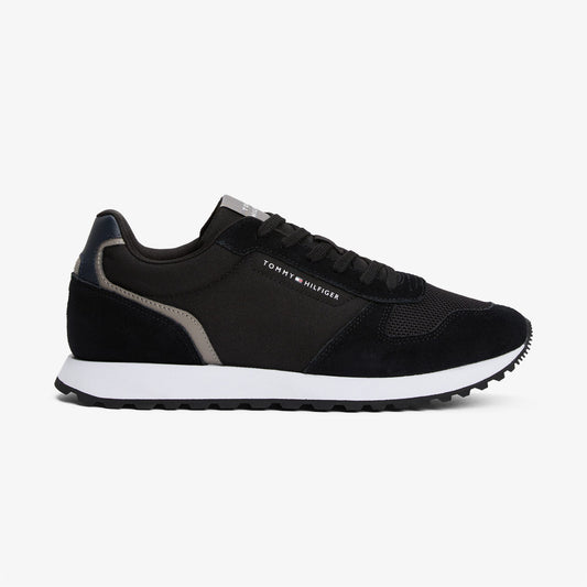 Tommy Hilfiger Suede Erkek Siyah Spor Ayakkabı