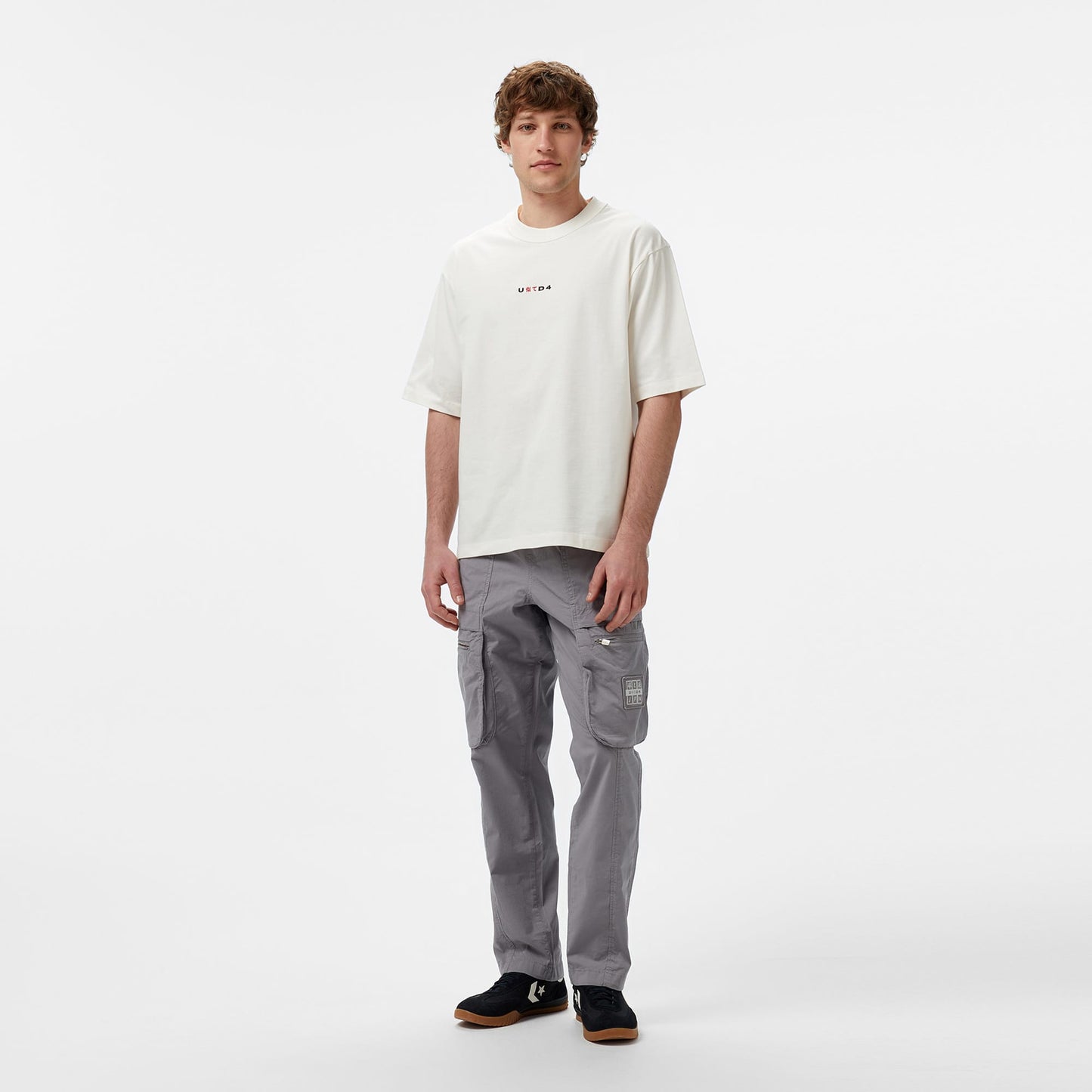 United4 Erkek Bej T-shirt