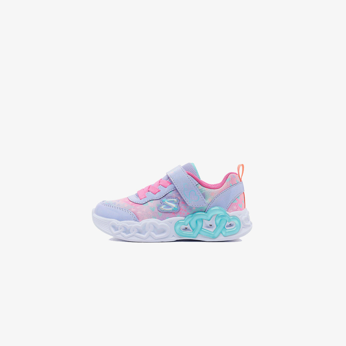 Skechers Heart Lights - Heart Jewels Bebek Gri Spor Ayakkabı