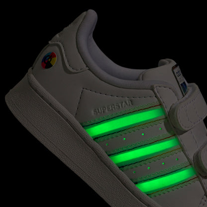 Adidas Superstar Led Lights Bebek Beyaz Spor Ayakkabı
