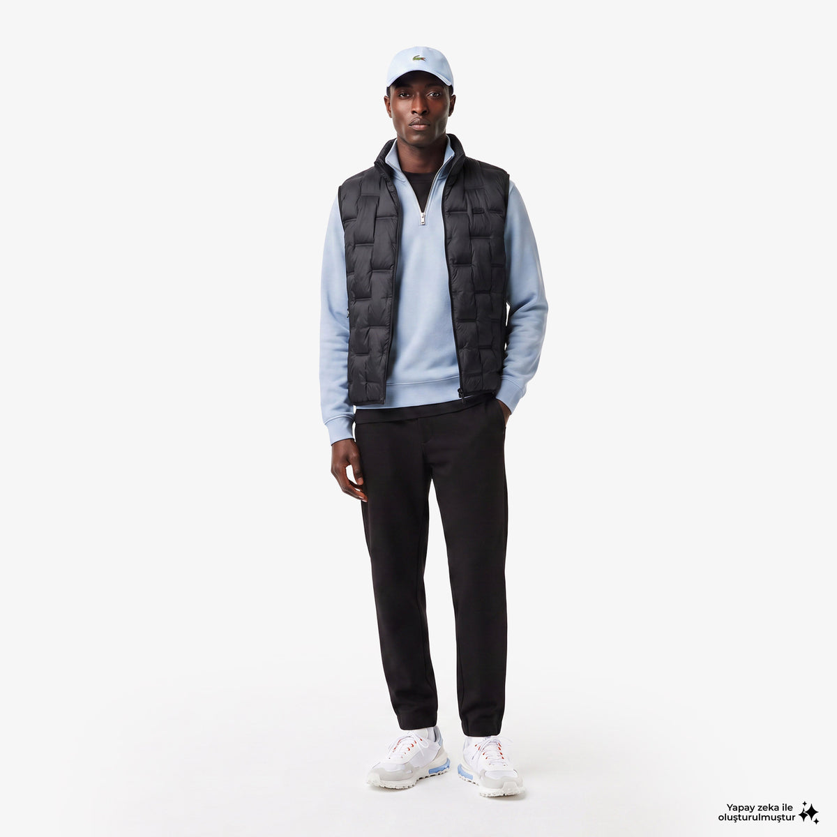 Lacoste Regular Fit Erkek Yeşil Yelek