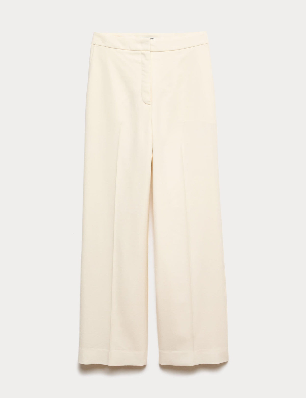 %100 Yün Geniş Paça Pantolon