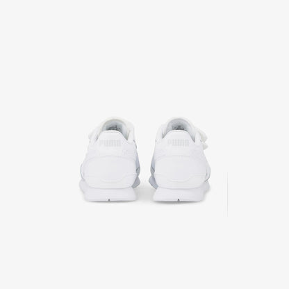 Puma St Runner V3 Leather Çocuk Beyaz Spor Ayakkabı