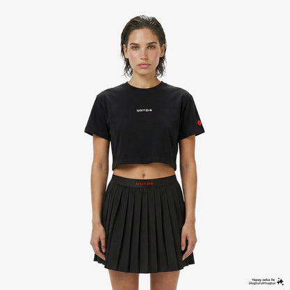 Unıted4 Regular Fit Kadın Siyah T-shirt