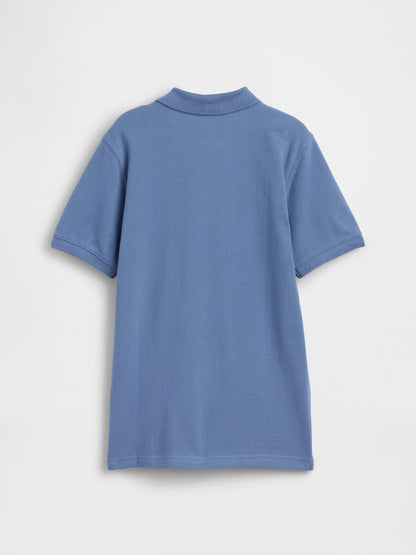 Açık Mavi Pique Polo T-shirt