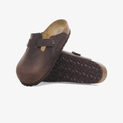Birkenstock boston Soft Footbed Unisex Kahverengi Terlik